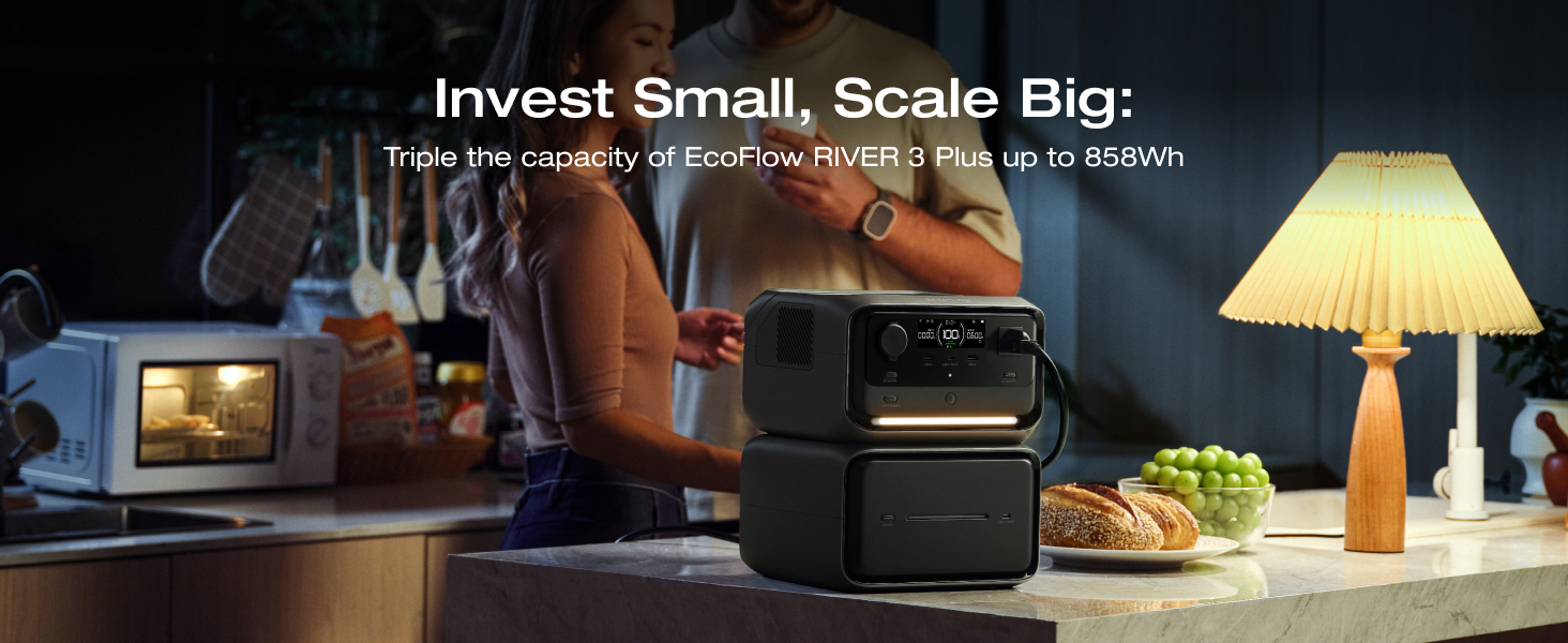 Amazon.com: EF ECOFLOW River 3 Plus Portable Power Station Extra